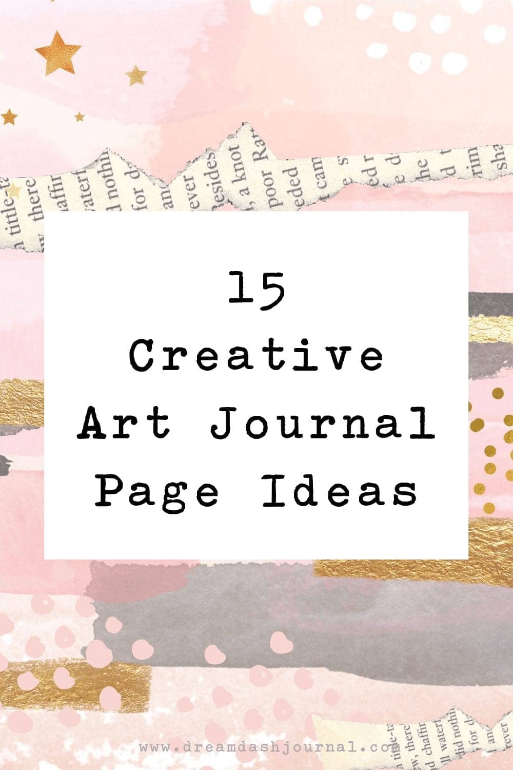 Creative art journal pages