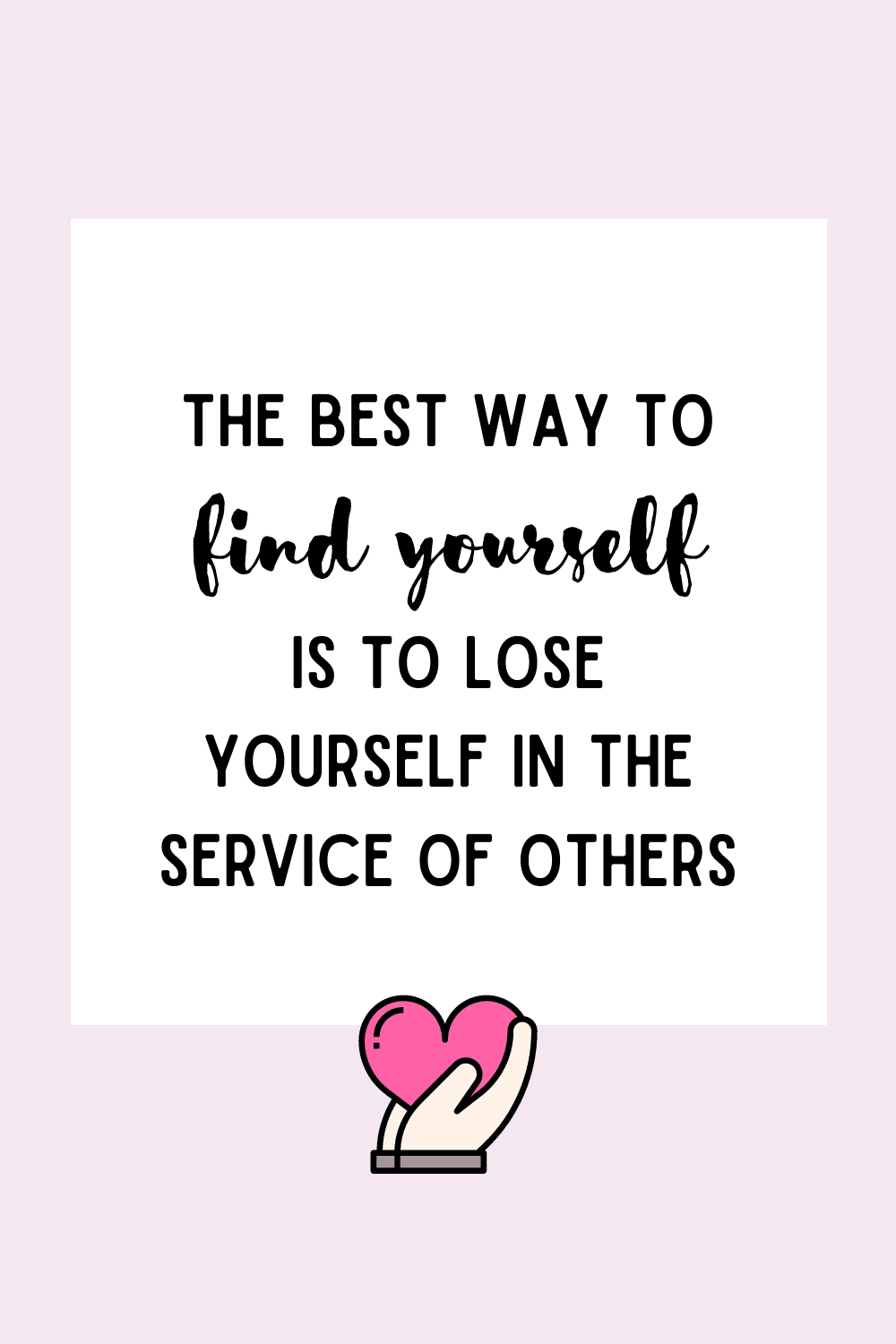 The best way to find yourself quote