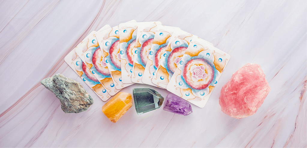 crystals for tarot cards
