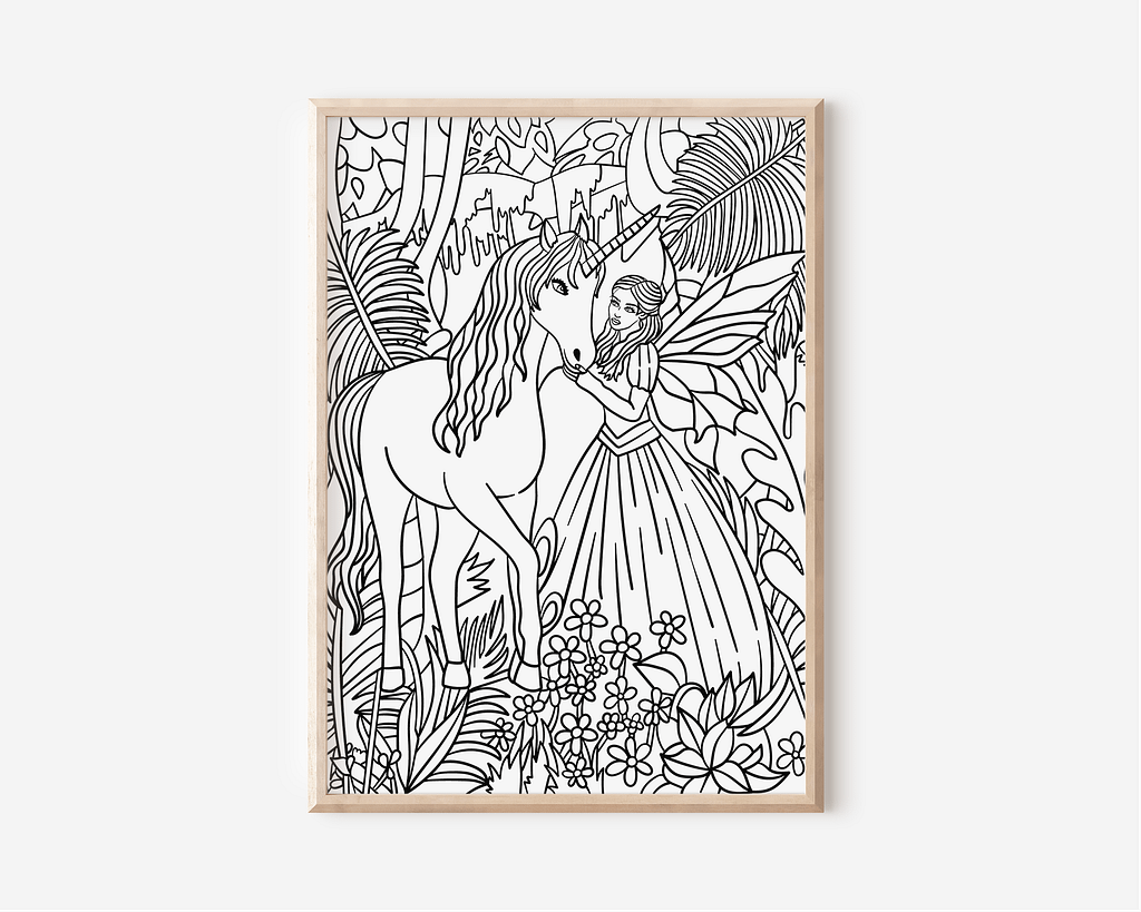 trippy coloring page