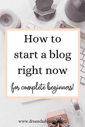 start a blog