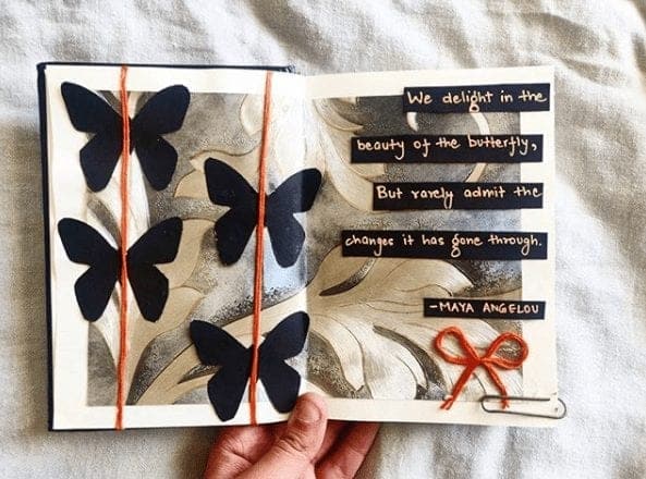 creative art journal pages