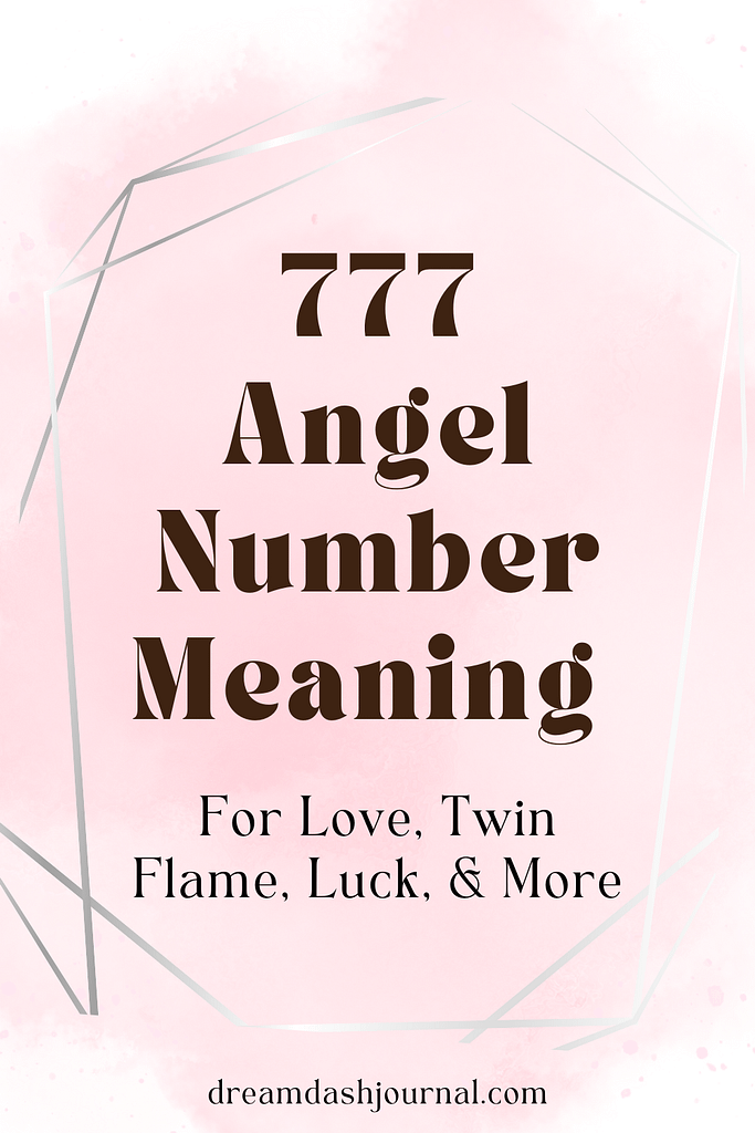 777 Angel number meaning